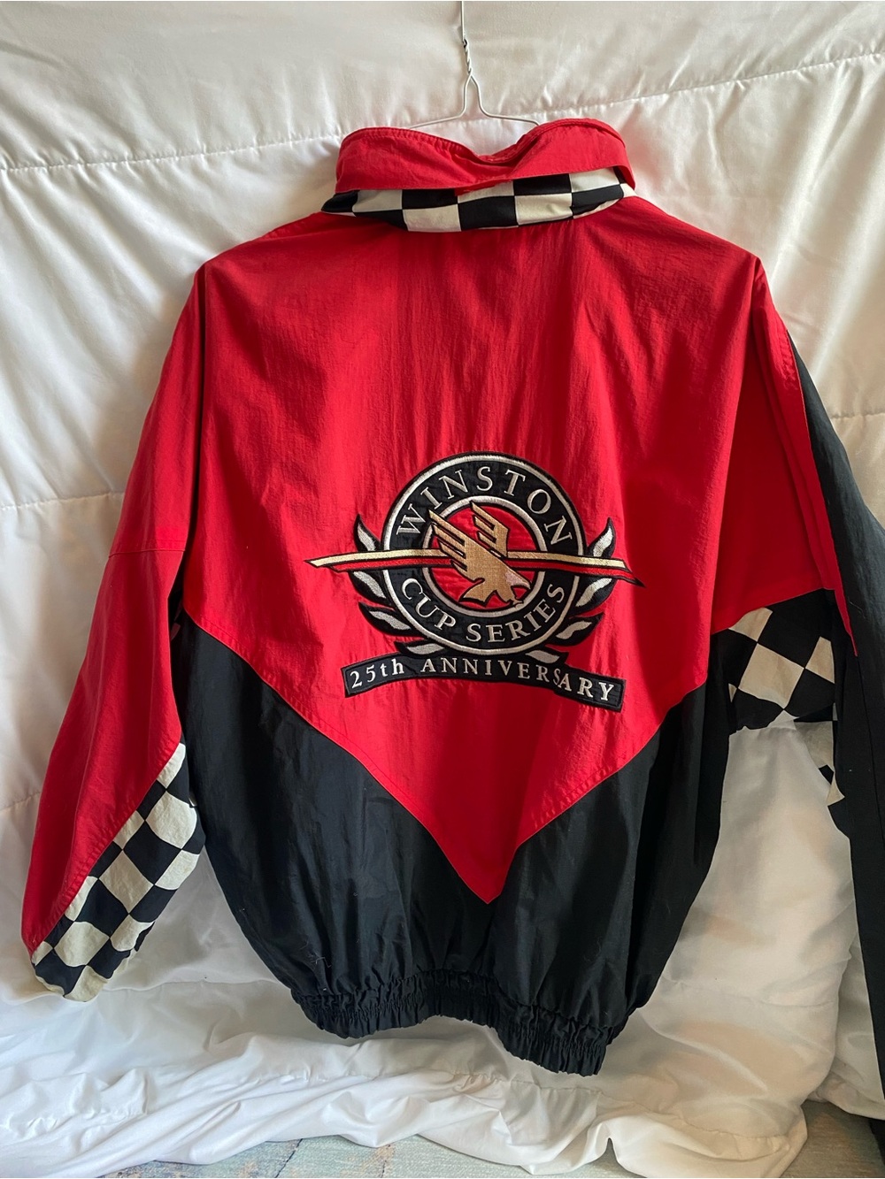 Winston Cup Series 25th Anniversary Red & Black Racing Jacket